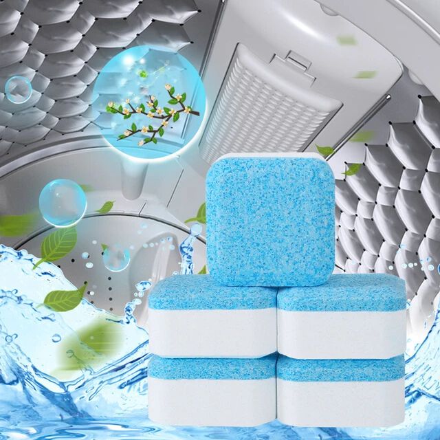 PureWash PRO - Reduce bacterias y elimina el mal olor de tu lavadora (12 pastillas)