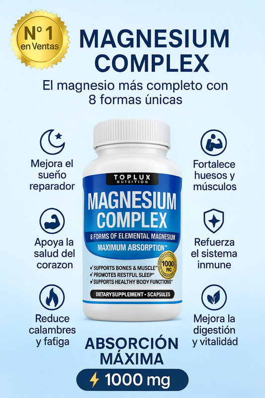 Magnesium 8X Pro - Descanso y bienestar diario