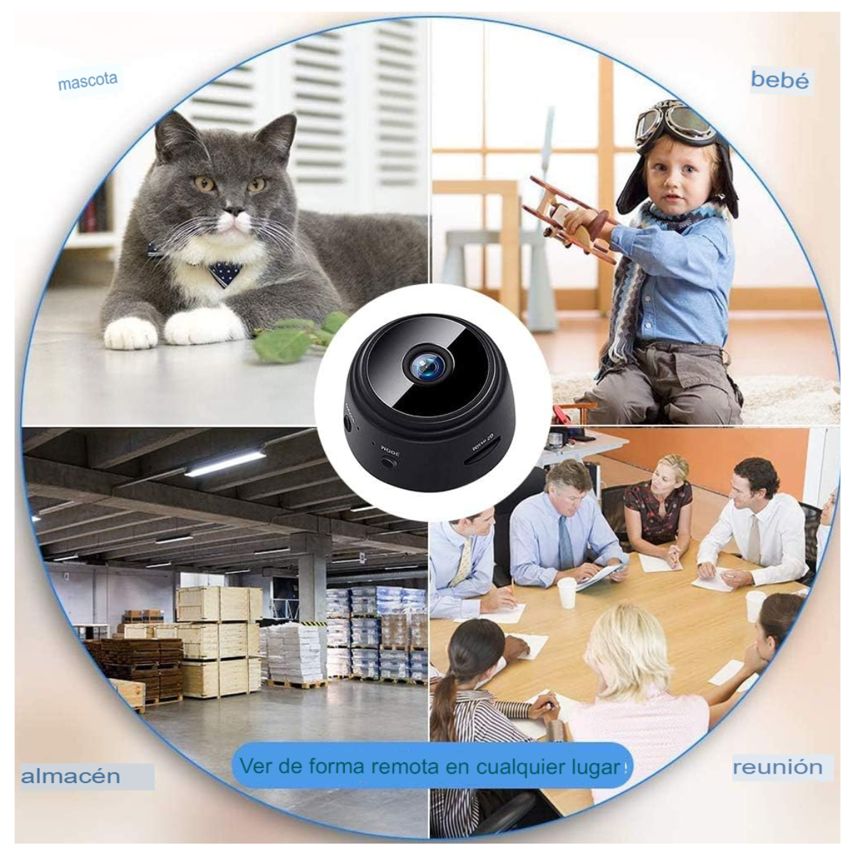 Cámara Espía Para Pared HD