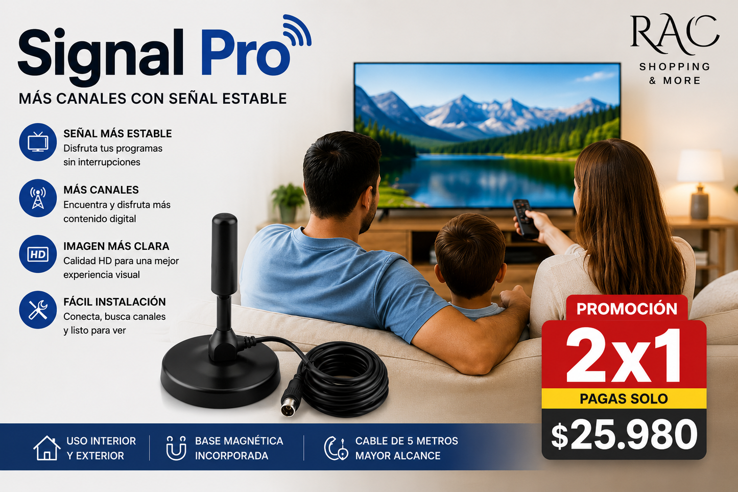 Signal Pro - Más Canales con Señal Estable
