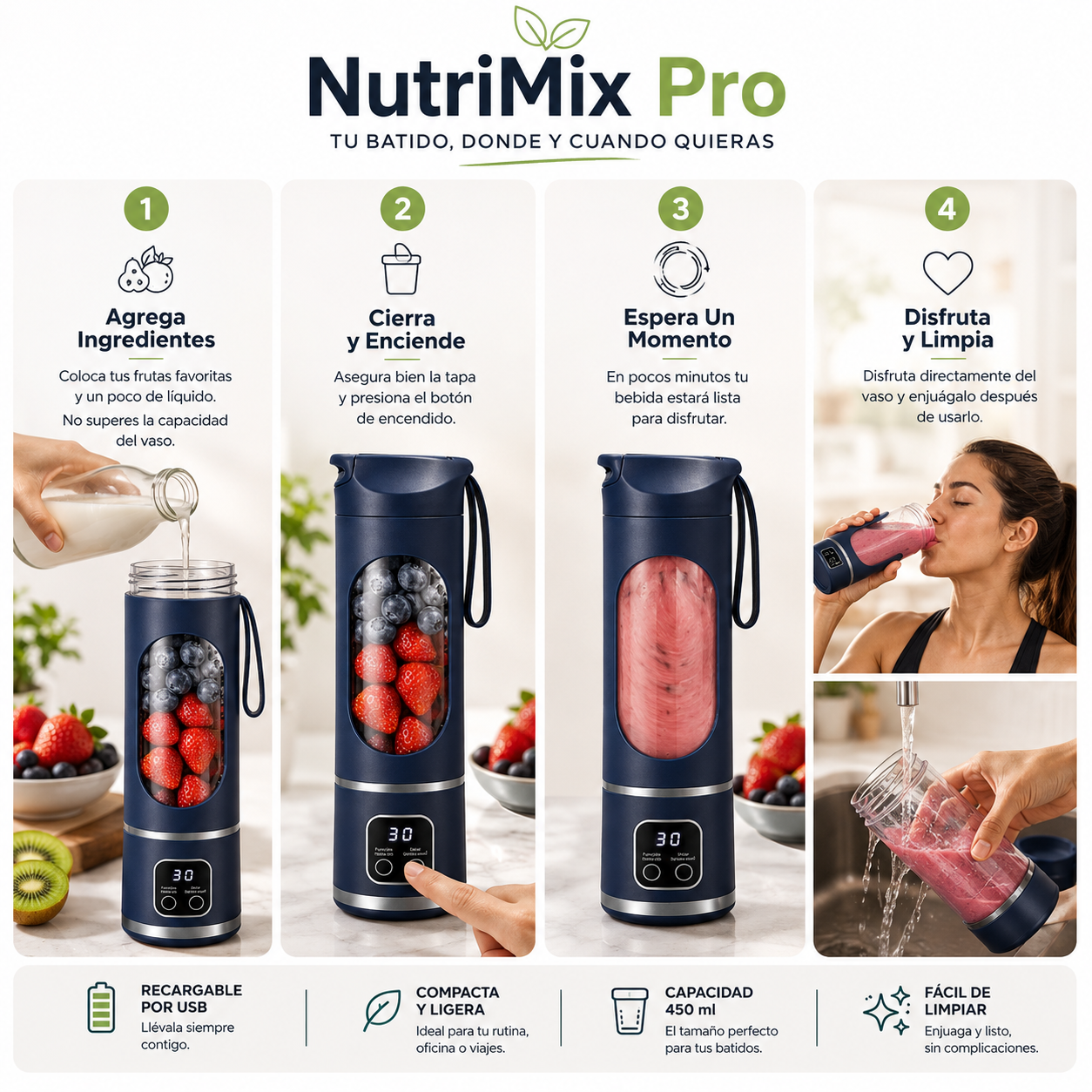 NutriMix Pro - Licúa en Cualquier Lugar