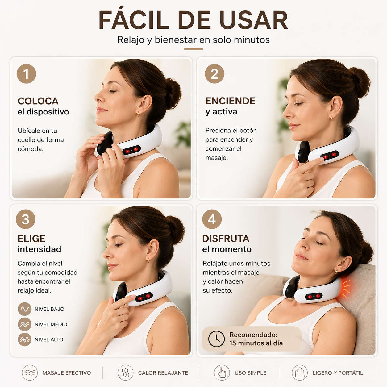 RelaxPulse PRO - Un detalle que se siente al final del día