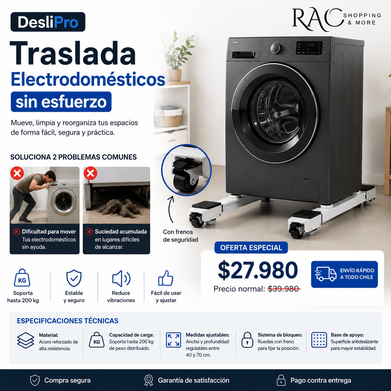 DesliPro - Traslada Electrodomesticos sin esfuerzo