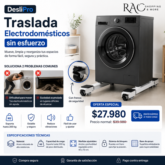 DesliPro - Traslada Electrodomesticos sin esfuerzo