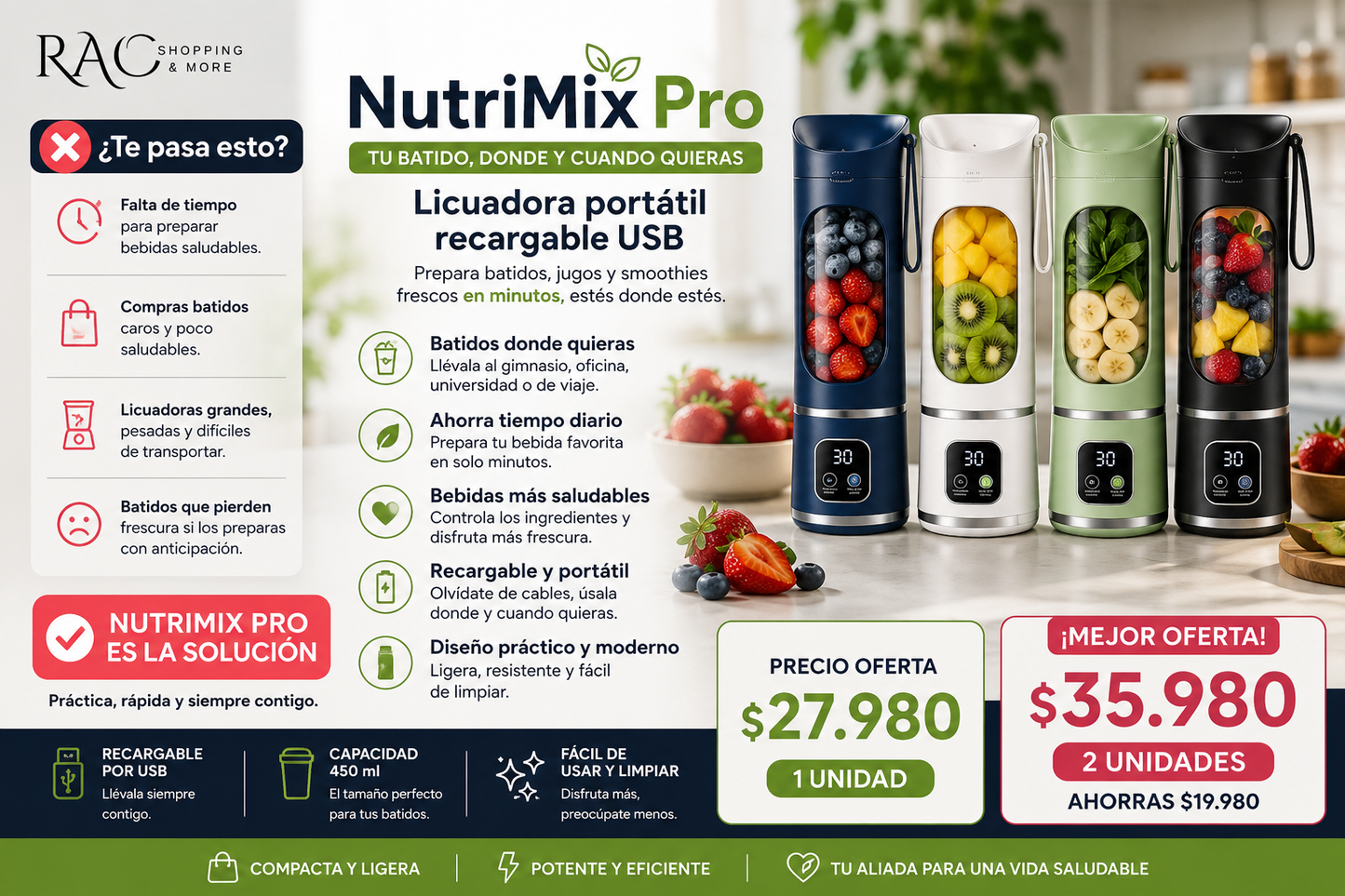 NutriMix Pro - Licúa en Cualquier Lugar