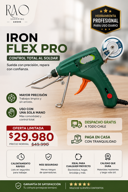 IronFlex Pro - Control Total al Soldar