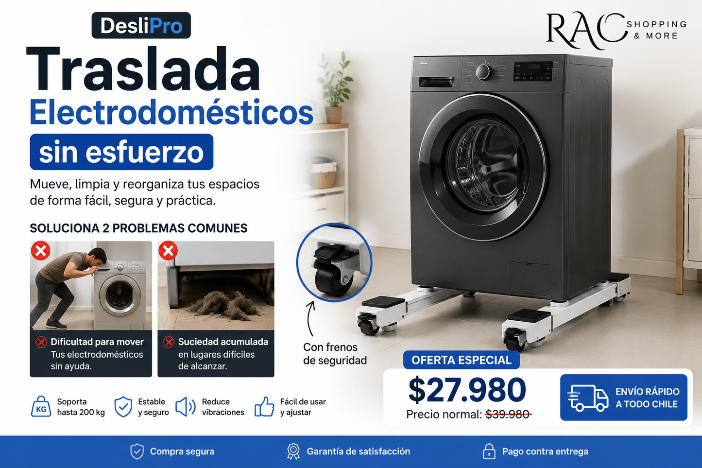 DesliPro - Traslada Electrodomesticos sin esfuerzo